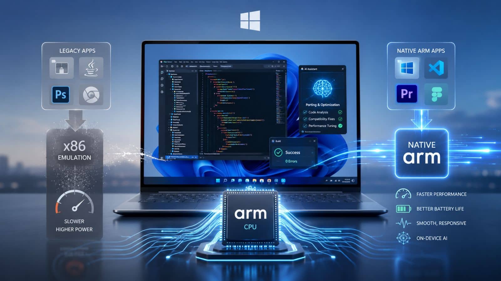 Arm Steps Up Efforts to Entice Developers to Write Native Windows Code